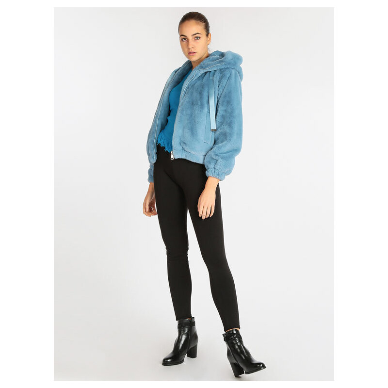 Gladys Leggings Da Donna Interno Imbottito Nero Taglia L/xl
