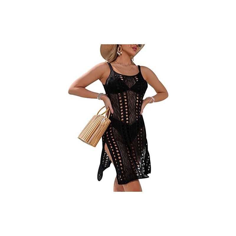Costume da bagno da donna Bikini Set nuoto rosso e bianco a righe, Multicolore, One Size-M