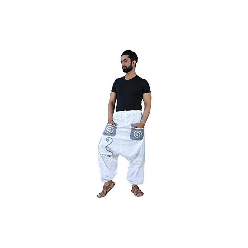 Lotto 10 Pantaloni Palazzo In Cotone Hippie &ndash; Stampa Patchwork &ndash; Taglia Unica Donna