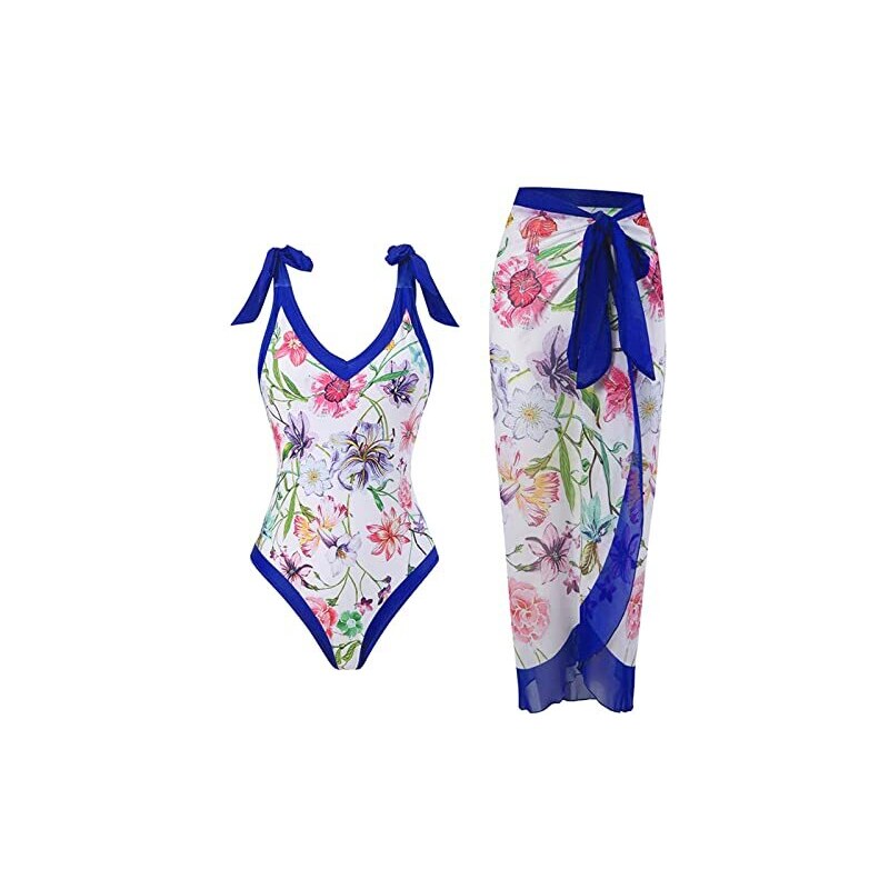 Burkini Donna Islamico Manica Corta Vita Alta - Taglie S-3XL - Multicolore
