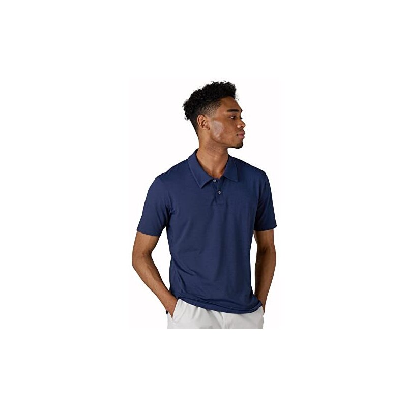LAPASA Tech Polo Uomo Manica Corta Tinta Unica Casual da Lavoro Magliette Eleganti Abbigliamento
