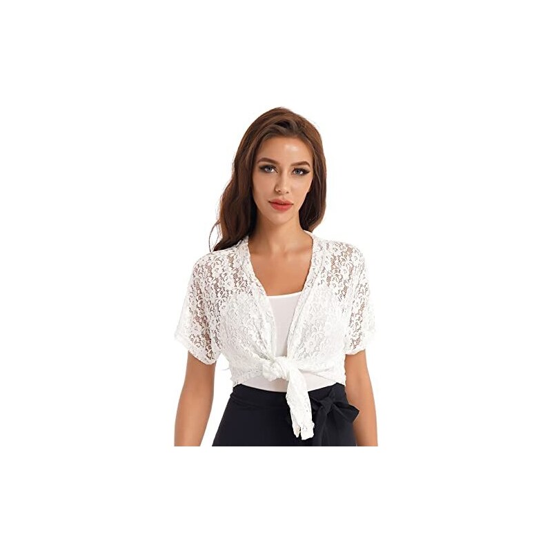 Wowcarbazole Cardigan Donna Scollo A V – Leggero Morbido A Maniche Lunghe – Taglie S-XXL