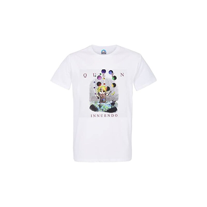 T-Shirt Uomo Girocollo Cotone Bio The Velvet Underground Andy Warhol Rock 70's Vintage, grigio, M