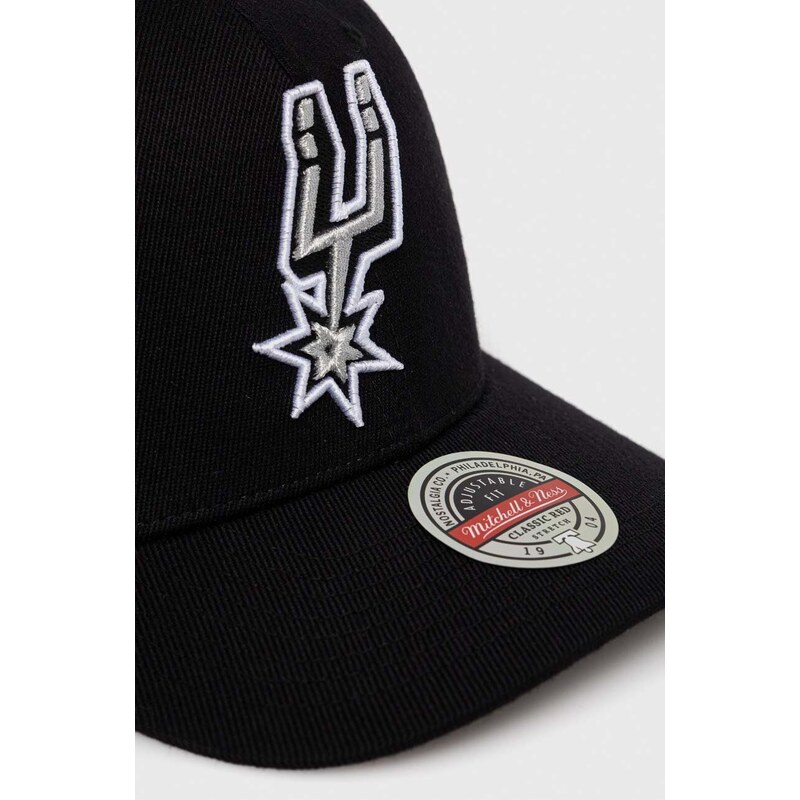 Mitchell&Ness cappello con visiera con aggiunta di cotone San Antonio Spurs