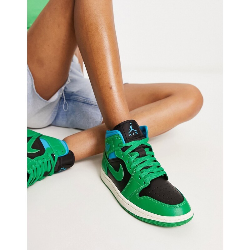 Jordan - AJ1 - Sneakers alte verde lucky