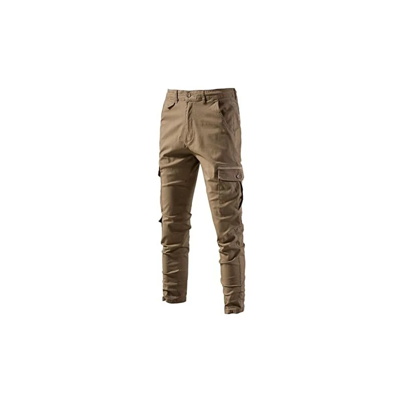 YOUCAI Pantaloni da Moto per Uomo Jeans da Motociclista con Cuscinetti Protettivi Rimovibili,S,Blu