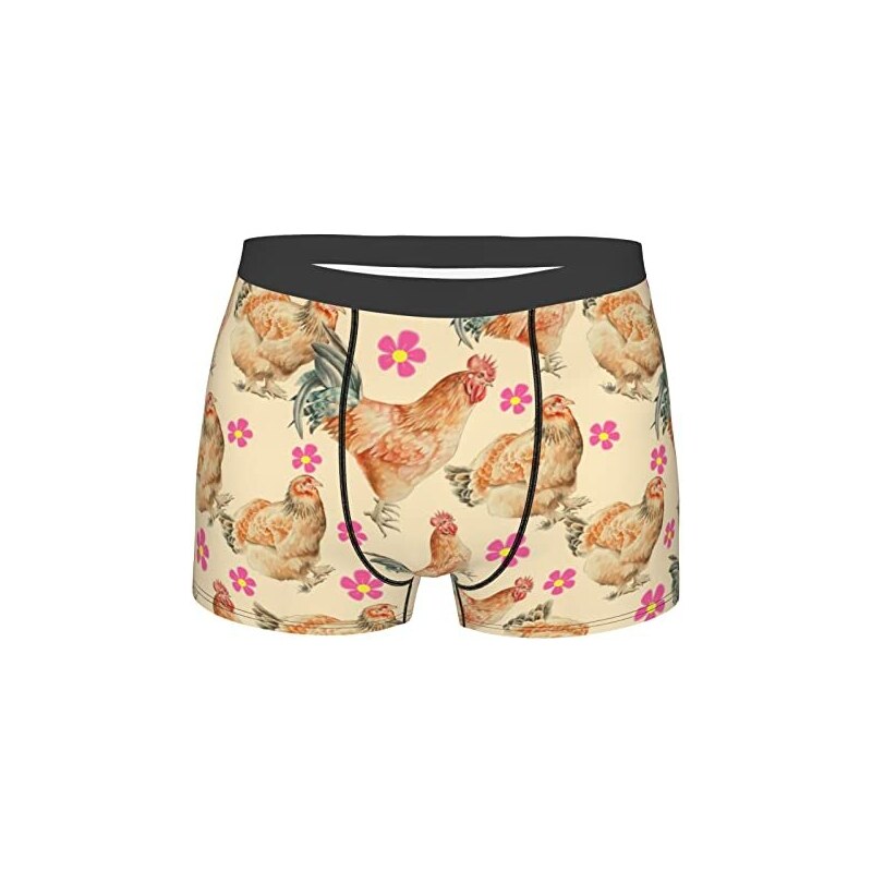 Boxer Da Uomo In Cotone Con Stampa Frutta – Kiwi, Ananas E Fragola – Biancheria Intima Morbida E Originale