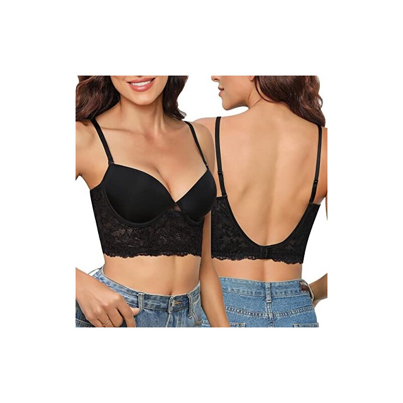 Reggiseno Push Up D.N. Goddess Con Pizzo, Ferretto E Imbottitura – Coppa BCD Taglie 34-40 - Foto 2