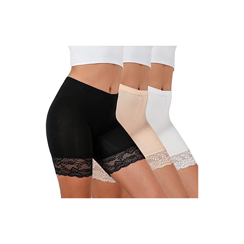 Pantaloncini Antisfregamento Donna – Sotto Gonna O Vestito – Vita Alta Elastica – Morbidi E Senza Cuciture – Perfetti Per L'Estate