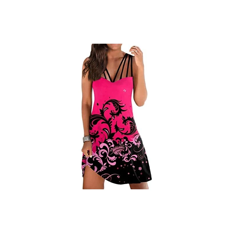 Mini Abito Donna USA &ndash; Manica Corta, Scollo A O, Fascia, Bodycon, Taglie S-XL, Microfibra