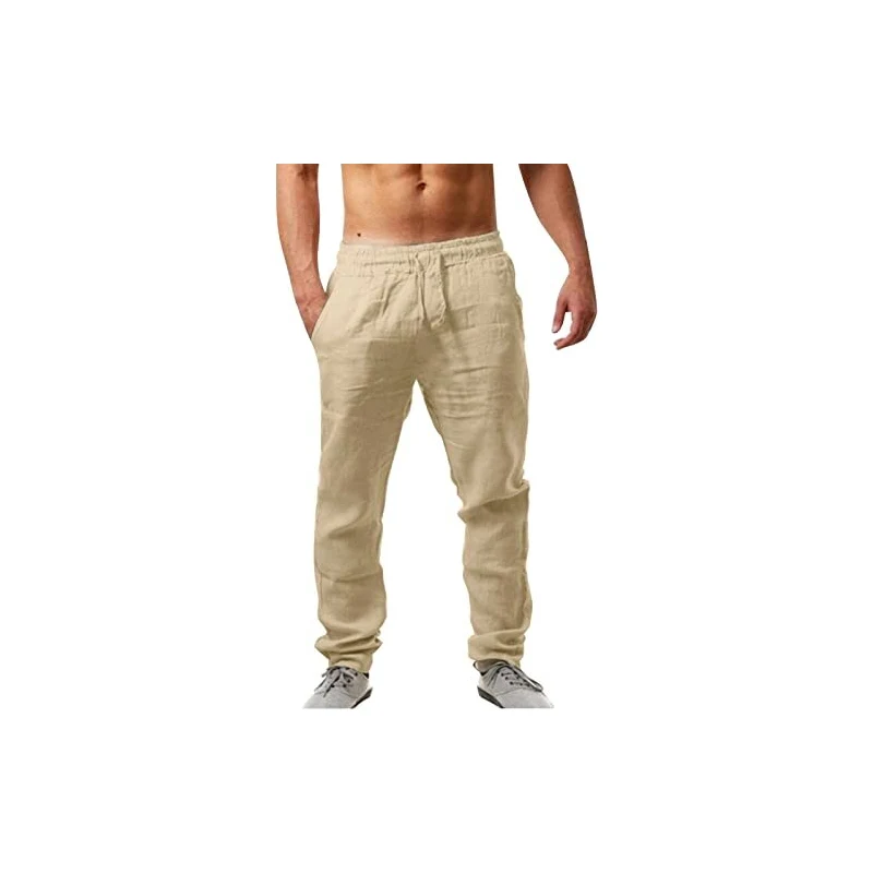 Zylioo - Pantaloni Cargo Extra Lunghi Uomo, Cotone Comodo Per Jogging - Foto 7