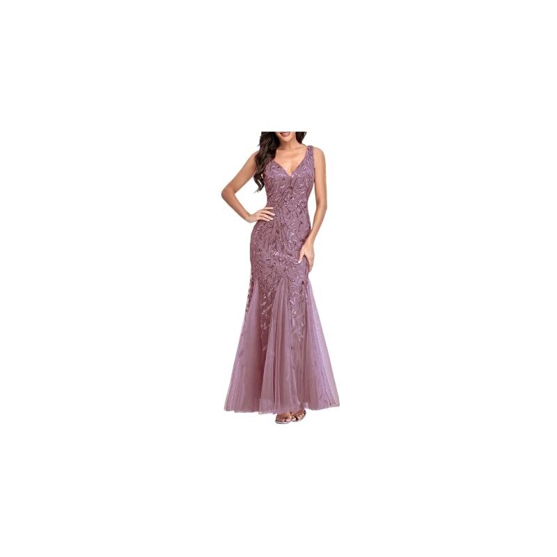 Abito Donna Lungo Senza Maniche Backless - Bodycon Elegante Per Serate - Foto 12