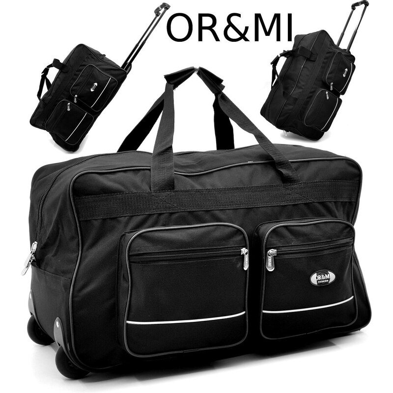 Borsone Da Viaggio 40L Pieghevole - Bagaglio A Mano Per Weekend, Sport E Palestra, Nero