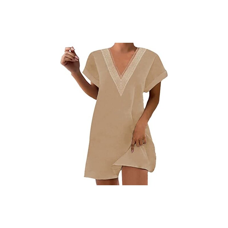 Abito con Maniche con Volant Rose Azzurro da Donna by Vacanze Italiane
