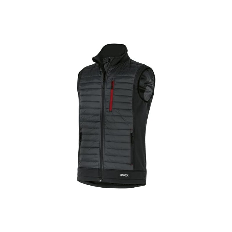 Gilet Da Uomo Gilet Lavoro Uvex Tune-Up Uomo - Ibrido Softshell Con Tasche | Blu Scuro Taglia S Robusto Gilet Da Lavoro Uomo - 11