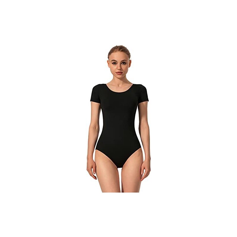 Body Danza Manica Lunga - Leotard Per Balletto E Ginnastica, Fodera Completa, Scollatura Elegante - Foto 8