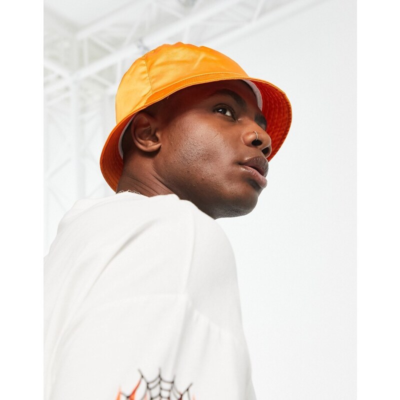 ASOS DESIGN - Cappello da pescatore arancione