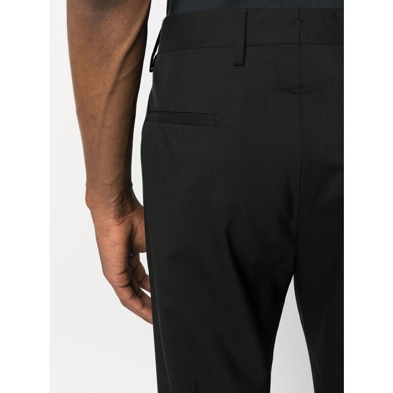 Briglia Pantalone Tiberio nero con risvolto