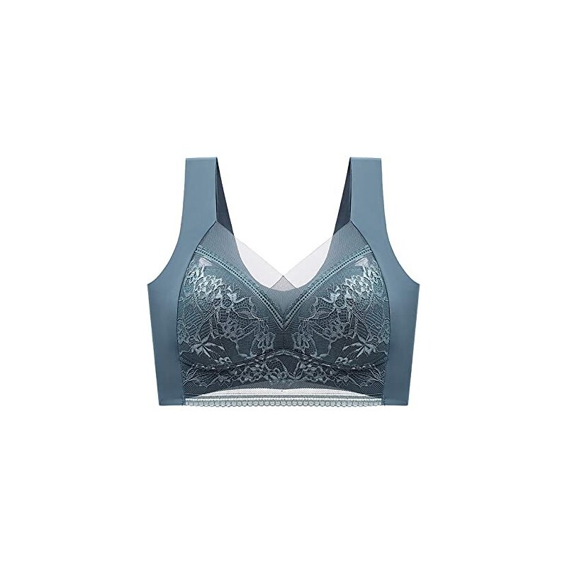 Reggiseno In Pizzo TELIMUSSTO, Coppa Intera, Con Ferretto, Taglie Forti Dalla C Alla I, Nero