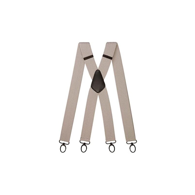 Olata Bretelles Fines Unisex Ajustables à Pinces En X Avec Pinces En