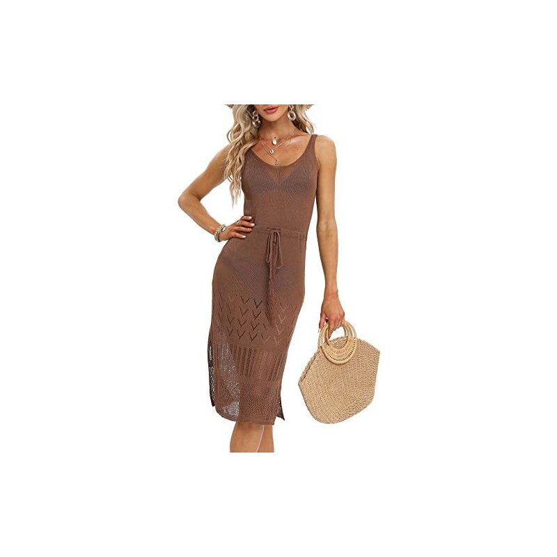 Lungo Kaftano Bohemien Cardigan Copricostume Da Spiaggia Morbido E Leggero - Taglia Unica Plus Size - Nero