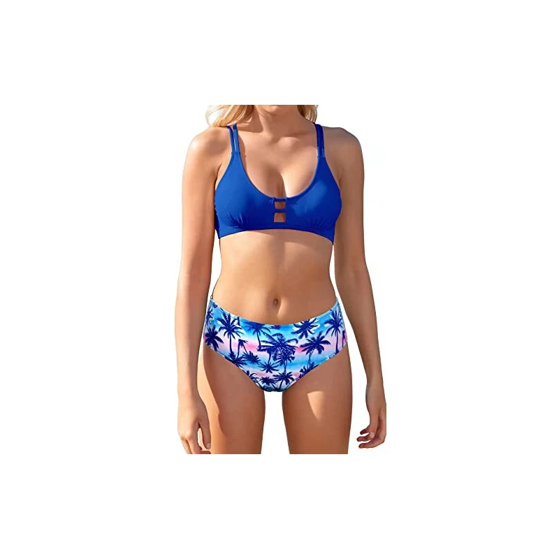 Costume Vita Alta Costume Da Bagno Donna SHEKINI Top A U E