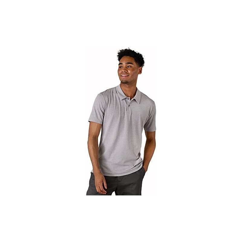 LAPASA Tech Polo Uomo Manica Corta Tinta Unica Casual da Lavoro Magliette Eleganti Abbigliamento