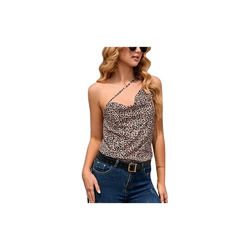 Canotta in maglia - Scollatura profonda - Senza maniche - Beige chiaro - DONNA | H&M IT