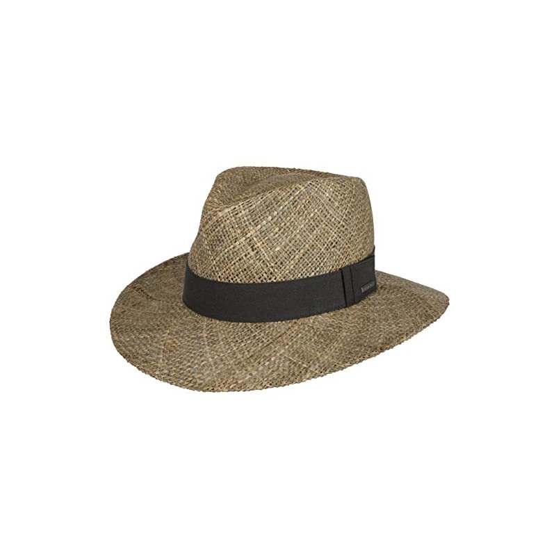 Cappello Stetson Traveller Uomo - Cotone, Falda 6.5 Cm, Protezione UV 40+, Fascia In Pelle - Foto 7