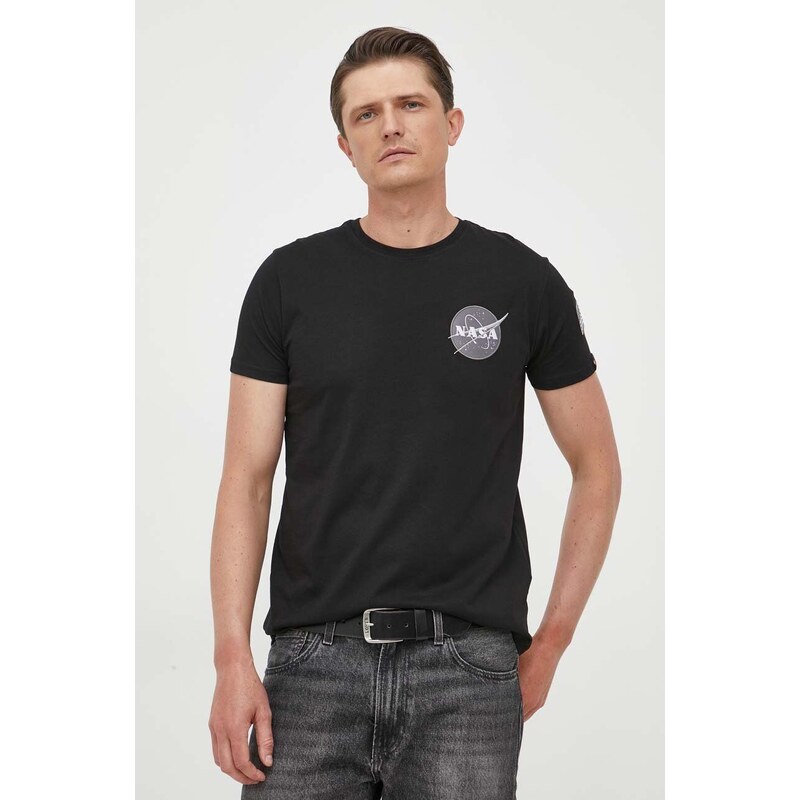 Alpha Industries t-shirt in cotone Space Shuttle T 176507.03
