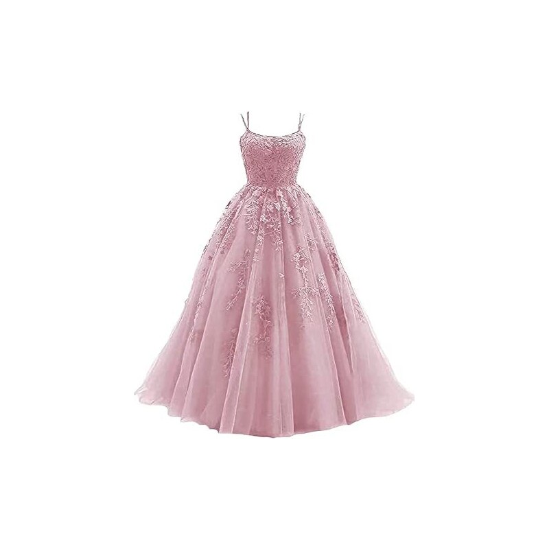Abito Da Ballo Quinceanera In Pizzo Con Scollo A V - Personalizzato, Con Applicazioni, Per Feste E Matrimoni