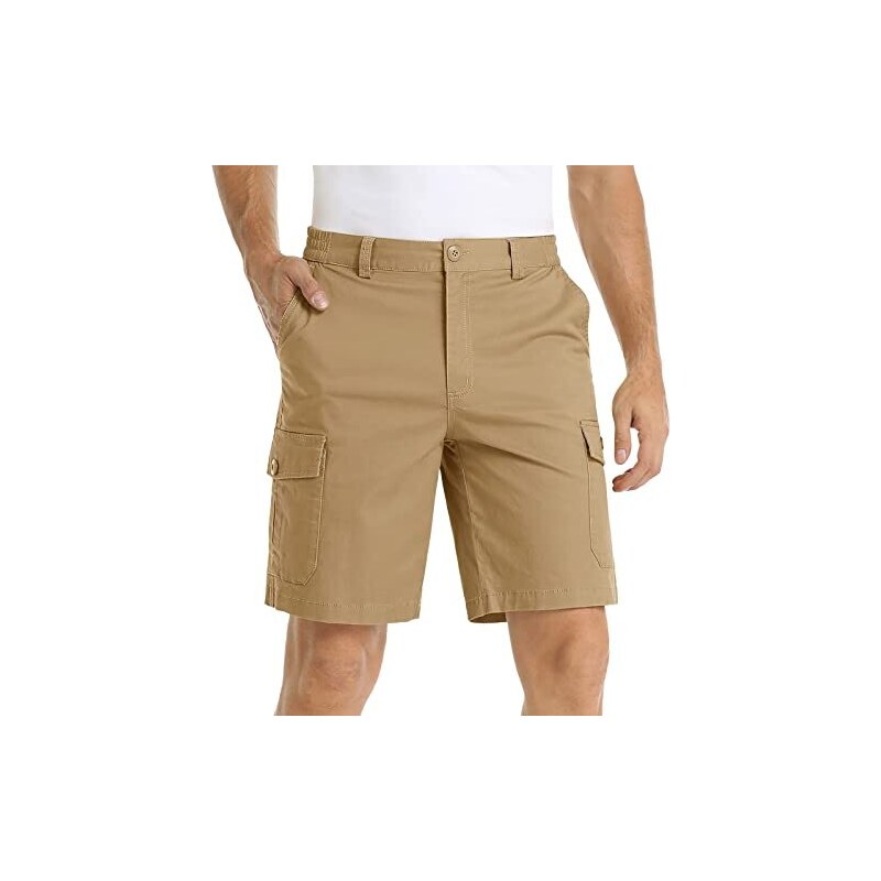 BRICE Pantaloncini Chino Da Uomo Casual Cotone Ginocchio Estivi Bermuda - Foto 2