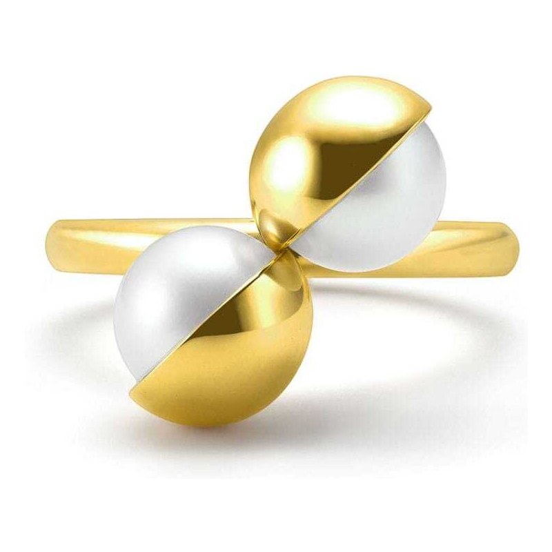 TASAKI Anello M/G TASAKI ARLEQUIN SLASHED In Oro Giallo 18kt Con Perla D Acqua Dolce 118073159