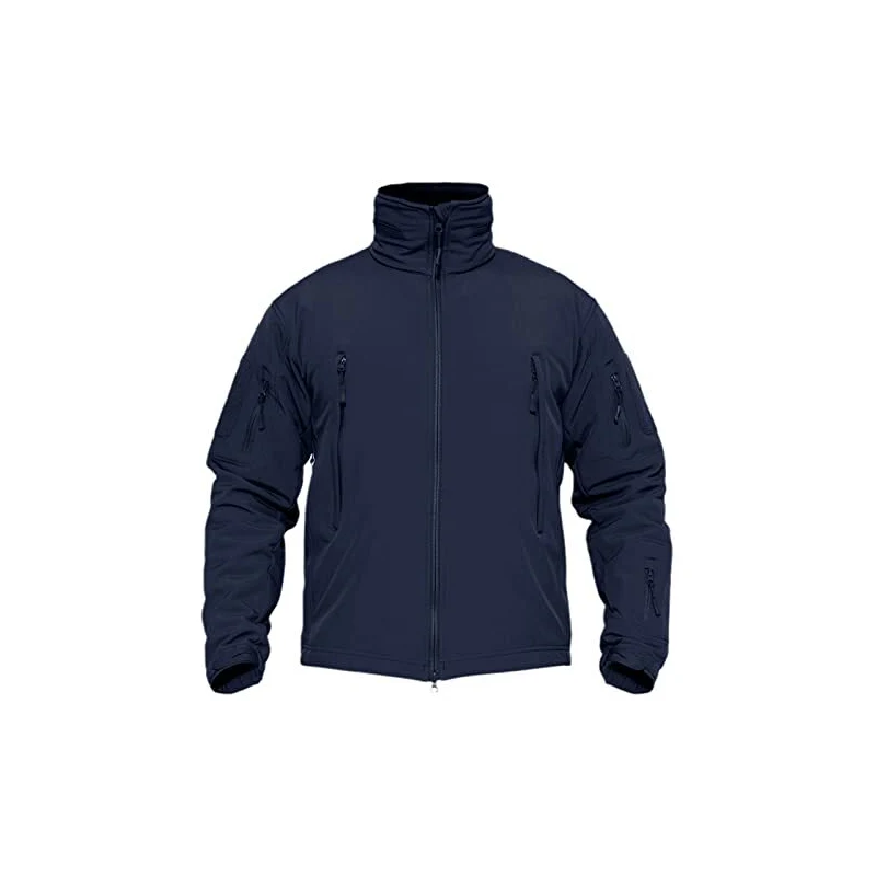 Giacca Impermeabile Soft Shell Tattica Militare Uomo, Con Pile Interno, Nera/verde/grigia