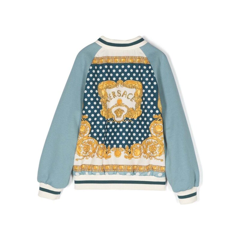 Cipo & Baxx Felpa Uomo Maniche Lunghe Con Teschio - Stampa Blu, Girocollo, 95% Cotone 5% Elastan - Taglie M-XXL - 2