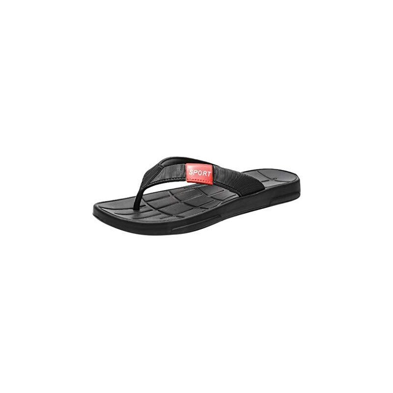 LCpddajlspig Ciabatte Infradito Uomo Casual Mare Antiscivolo Sandali Elegante Trasparente Ortopedico Infradito Comode Gomma Scarpe da Doccia Morbide da Spiaggia Pantofole Ciabatte Piscina da Casa Stil...