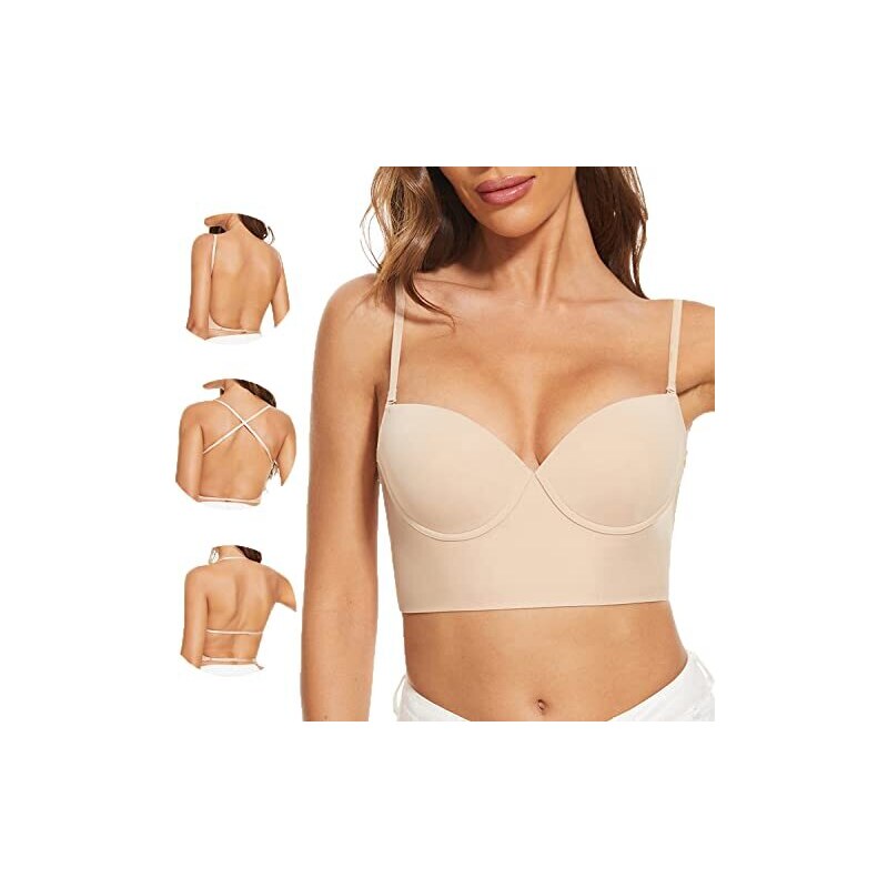 Chejarity Reggiseno Donna Taglie Forti Schiena Bassa Pizzo Reggiseno
