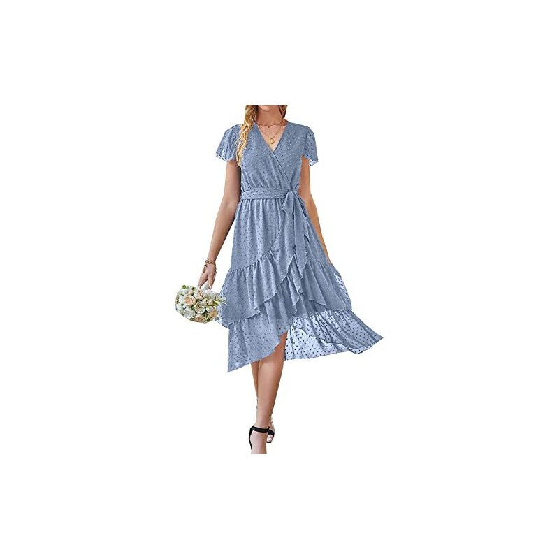 Siyova Abito Donna Sexy Senza Maniche Aderente Mini Abito Bodycon In Pizzo Vestito Estivo Corto Delle Donne Abito Cocktail Per Party Club Spiaggia (Bianco, S - Foto 4