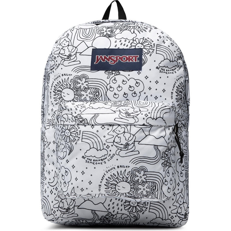 Zaino JanSport Flex Medium Blu Static Surf – Nuovo Con Etichetta, Unisex