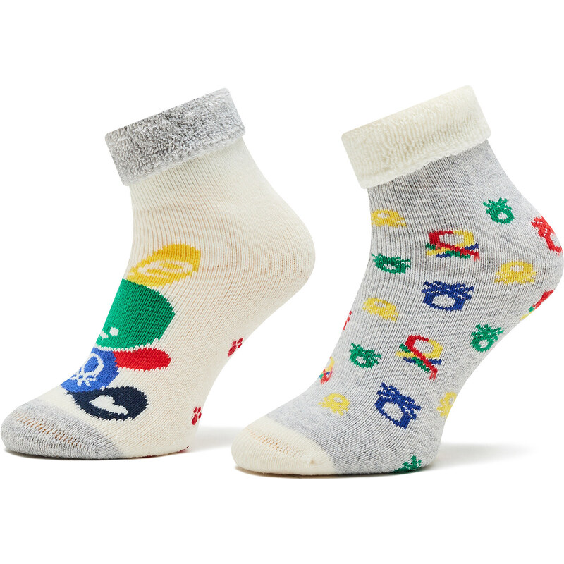 Set di 2 paia di calzini lunghi da bambini United Colors Of Benetton