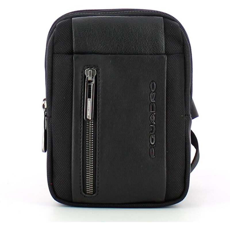 Marsupio Uomo Nike PIQUADRO Macbeth Borsello Uomo Grande In Tessuto E Pelle, Multiscomparto, Ecologico Con Poliestere Riciclato Borsello Multiscomparto Professionale