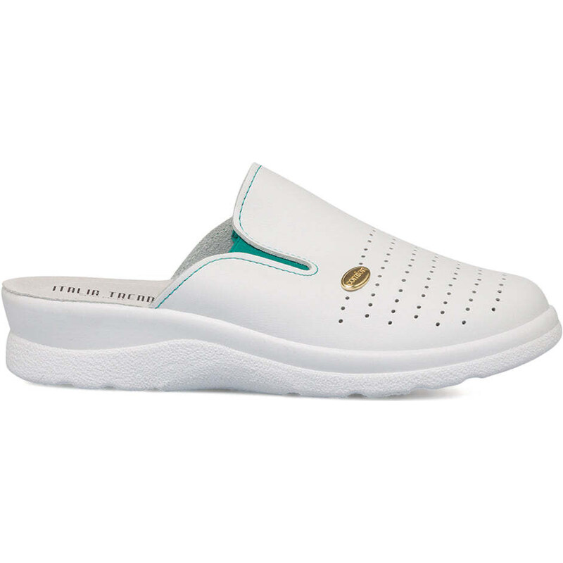Pantofole sanitarie blu da donna con sottopiede anatomico Fly Flot Pantofole sanitarie blu da donna con sottopiede anatomico Fly Flot