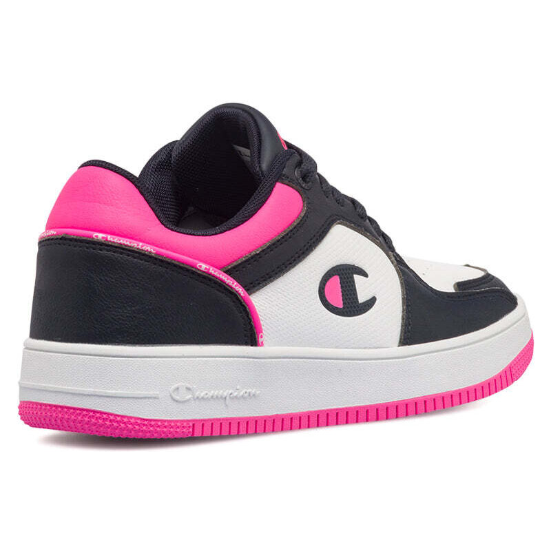 Sneakers alte nere e rosa da donna Champion Rebound High