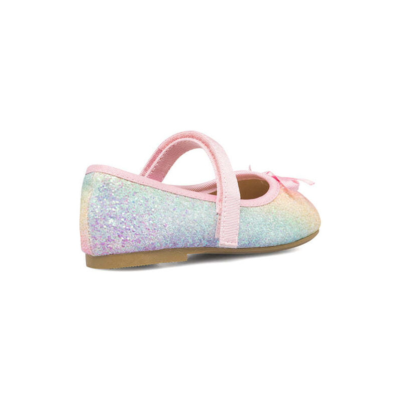Ballerine glitterate arcobaleno da bambina Le scarpe di Alice