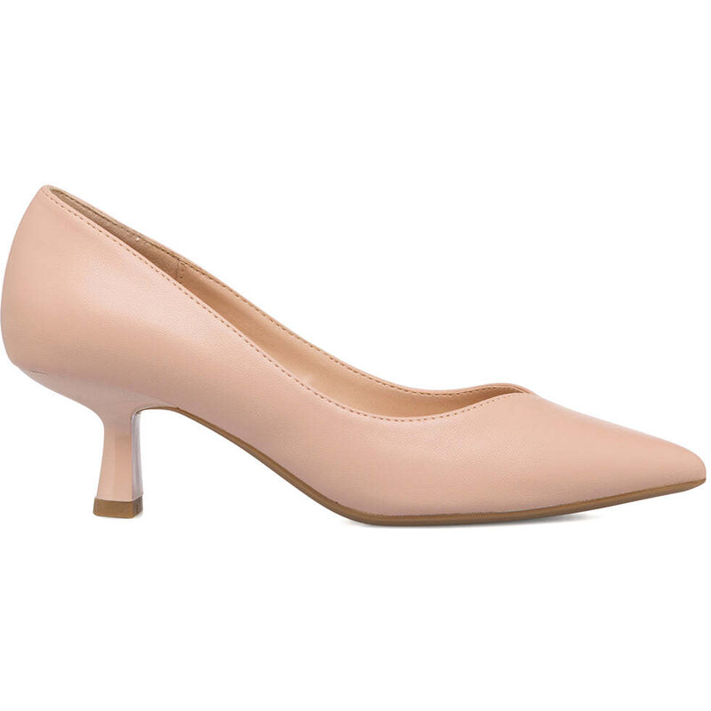 D collet Nude Con Tacco A Rocchetto 5 Cm Lora Ferres Stileo it d-collet-nude-con-tacco-a-rocchetto-5-cm-lora-ferres-stileo-it
