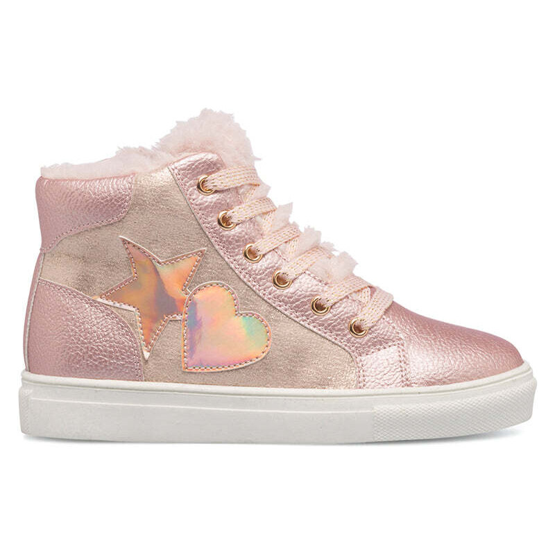 Superstar rosa con outlet pelliccia