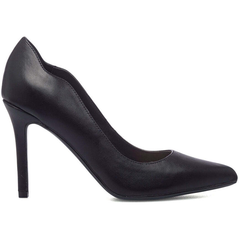 Escarpins Noirs Décolleté Pour Femme - Taille 38, Talon Moyen, Parfait état Occasion