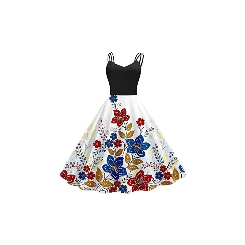 Arongyy Abito da sera elegante per matrimonio, lungo, in chiffon, senza maniche, per cocktail