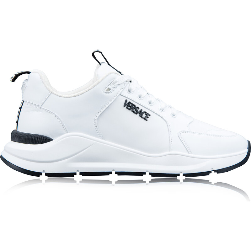 VERSACE Greca 1002781 1W010-43 EU Bianco Pelle/Tessuto