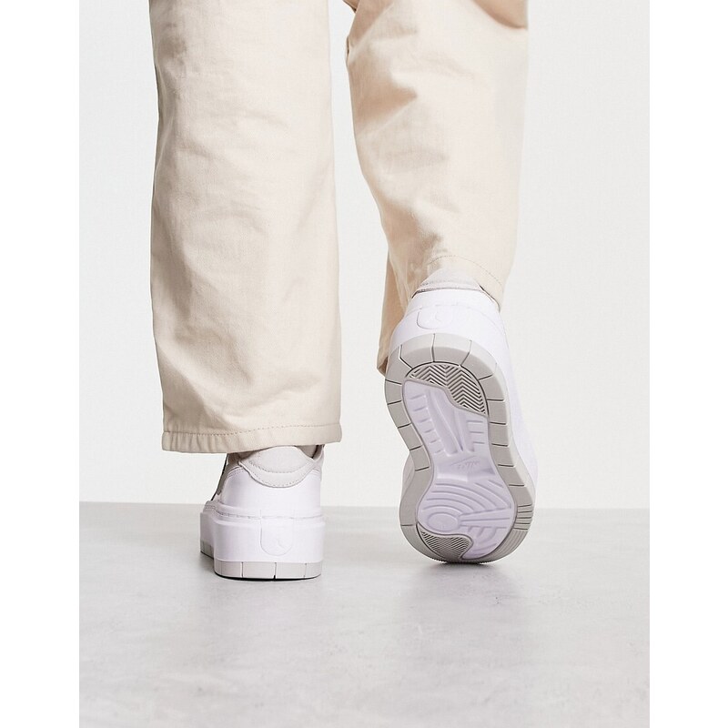 Jordan 1 - Elevate - Sneakers basse grigie e bianche-Bianco